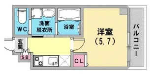兵庫県神戸市中央区雲井通3丁目【マンション】の間取り