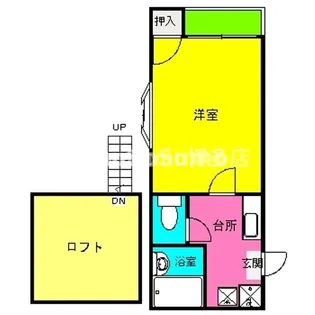 ボヌール博多【2階】の間取り