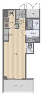 大阪府大阪市中央区高麗橋2丁目【マンション】の間取り