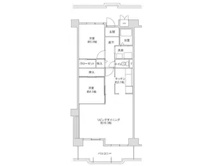 入江【8階】の間取り