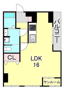 神ノ木植田マンション【3階】の間取り