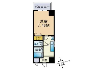 グランシャリオ箱崎【2階】の間取り