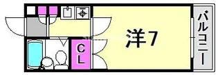 兵庫県尼崎市金楽寺町2丁目【アパート】の間取り
