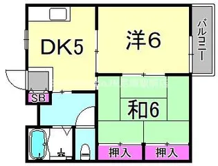 兵庫県尼崎市上坂部3丁目【アパート】の間取り