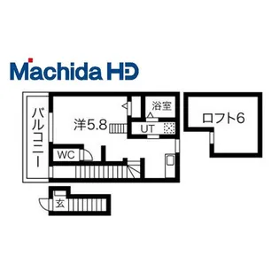 兵庫県尼崎市稲葉荘4丁目【アパート】の間取り