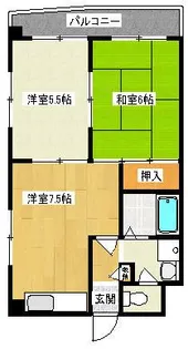 アンセルモ西明石【4階】の間取り