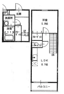 メゾネットMORINOVUの間取り
