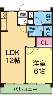 YKハイツ高丸【1階】の間取り