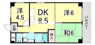 尼崎梅の木公園アーバンリズ【2階】の間取り