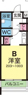 YKハイツ小久保【9階】の間取り