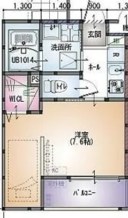 ダイショウハイツ明石【3階】の間取り