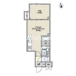 エルファーロ恵比寿【3階】の間取り