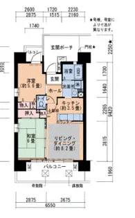 兵庫県西宮市枝川町【マンション】の間取り