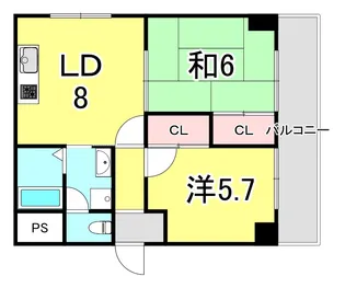 グレーテル森【2階】の間取り