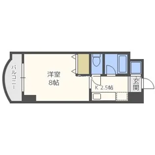 大阪府大阪市浪速区難波中3丁目【マンション】の間取り