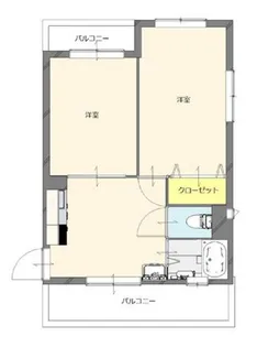 兵庫県神戸市灘区城内通3丁目【マンション】の間取り