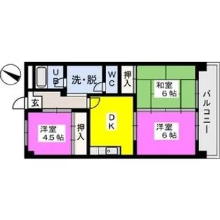 ハイラークやひろ【3階】の間取り