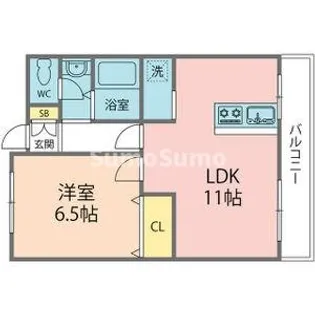 日和マンション【3階】の間取り