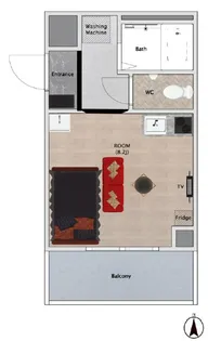 CUBE南塚口Ⅱ【4階】の間取り