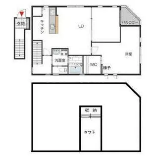 兵庫県神戸市東灘区御影郡家2丁目【アパート】の間取り