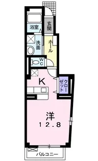兵庫県神戸市須磨区月見山本町2丁目【アパート】の間取り