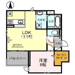 アングレーム【3階】の間取り