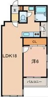 R2フラット久保【5階】の間取り