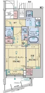 大阪府大阪市浪速区日本橋5丁目【マンション】の間取り