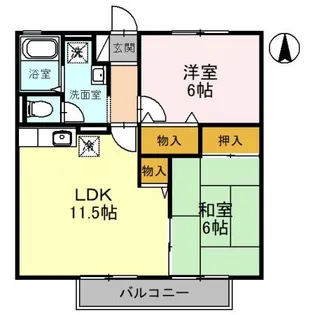 メゾン・ロージェ【2階】の間取り