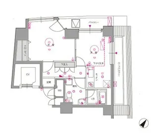 ル・リオン目黒Ⅱ【5階】の間取り