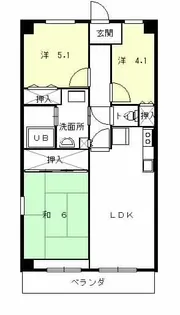 兵庫県神戸市兵庫区門口町【マンション】の間取り