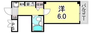小原ビル【4階】の間取り