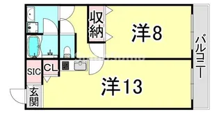 grande浜芦屋町【3階】の間取り