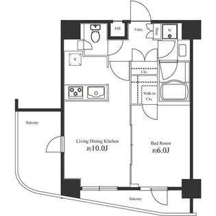 SQUARE渋谷【12階】の間取り