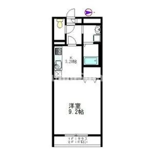 アムール宮崎【1階】の間取り