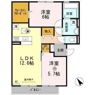 VILLA DEL SOL【3階】の間取り