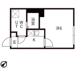 アイリス渋谷【3階】の間取り