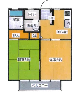 YZハイツ【2階】の間取り