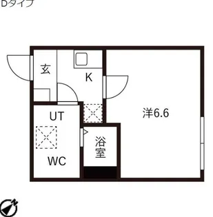 アイリス渋谷【1階】の間取り