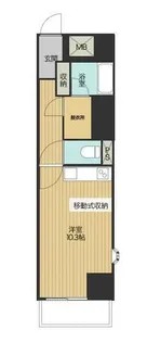 ウエストクイーンズ【9階】の間取り