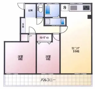 生頼第2ビル【5階】の間取り