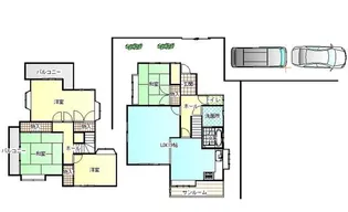 兵庫県神戸市須磨区高倉台1丁目【一戸建】の間取り