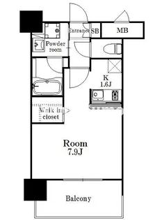 エンクレスト博多PREMIER【9階】の間取り