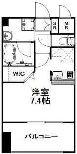 エンクレスト天神MARK【8階】の間取り