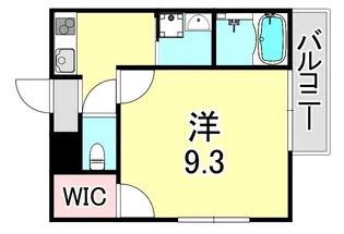フジパレス西宮能登【1階】の間取り
