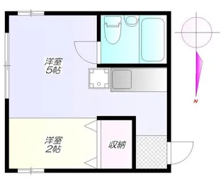 かとれや館【1階】の間取り