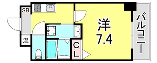 兵庫県神戸市須磨区大田町4丁目【マンション】の間取り