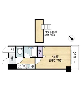 エスリード三宮【10階】の間取り