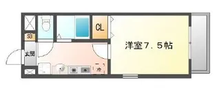 ラ・ヴィスタ板宿【3階】の間取り