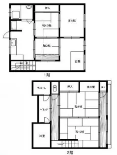 兵庫県神戸市長田区池田広町【一戸建】の間取り